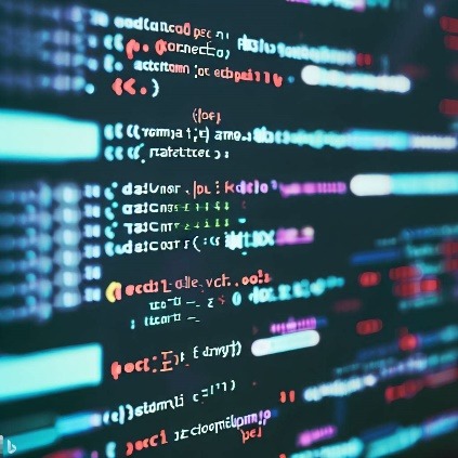 A computer screen with many colorful lines Description automatically generated